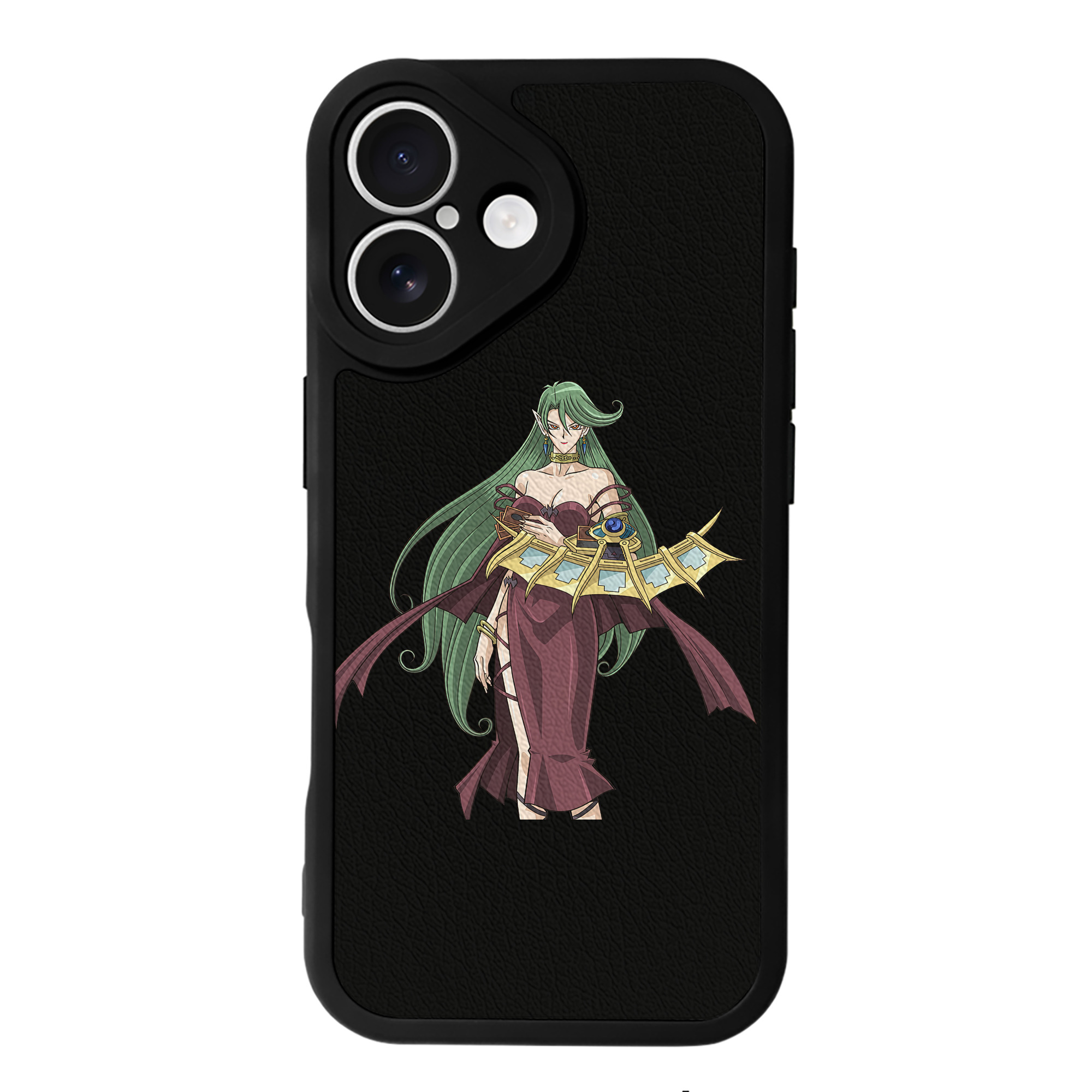 遊☆戯☆王 Yu-Gi-Oh! 【iPhone 16シリーズ対応】シリコンスマホケース（レザー調） 材質：シリコン